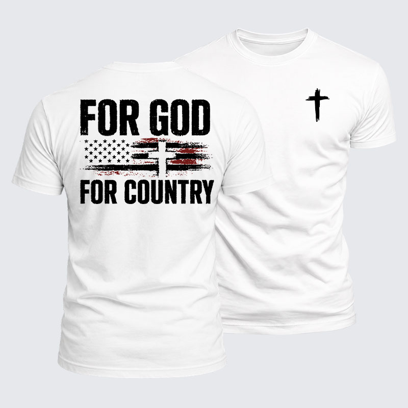 Luxe Mercerized Cotton Tee - For God For Country