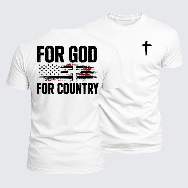 Luxe Mercerized Cotton Tee - For God For Country