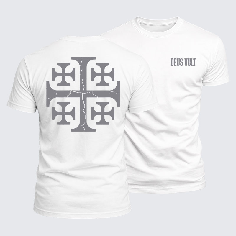 Luxe Mercerized Cotton Tee - Deus Vult 