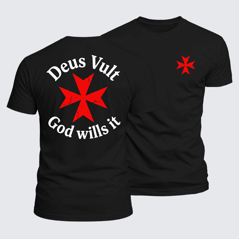 Luxe Mercerized Cotton Tee - Deus Vult 