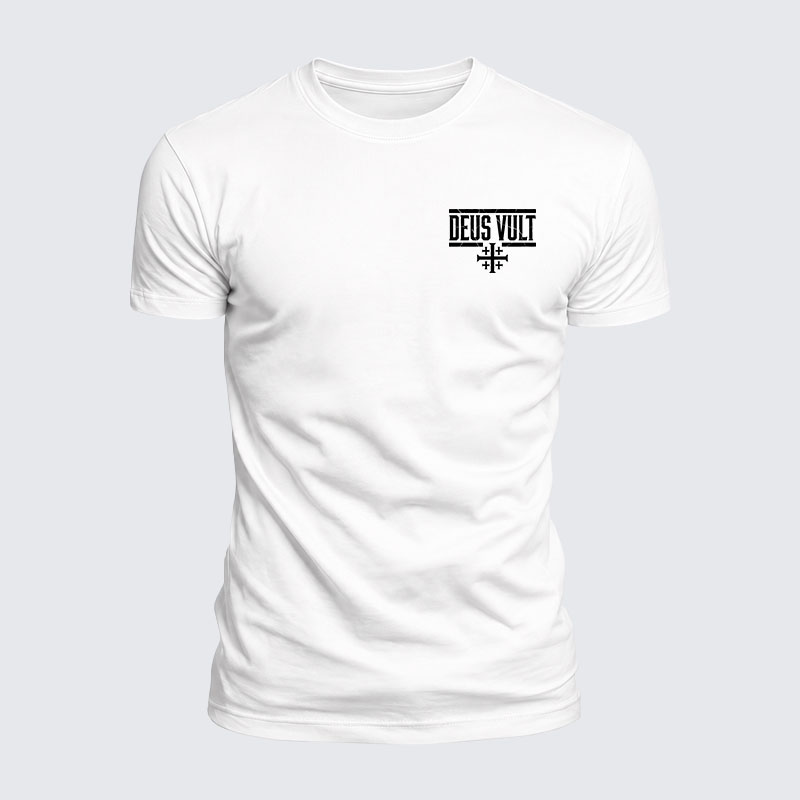 Luxe Mercerized Cotton Tee - Deus Vult
