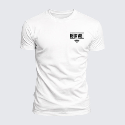 Luxe Mercerized Cotton Tee - Deus Vult