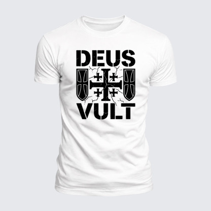 Luxe Mercerized Cotton Tee - Deus Vult 