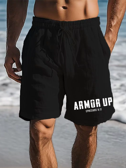 Men's Armor Up Christian Beach Shorts