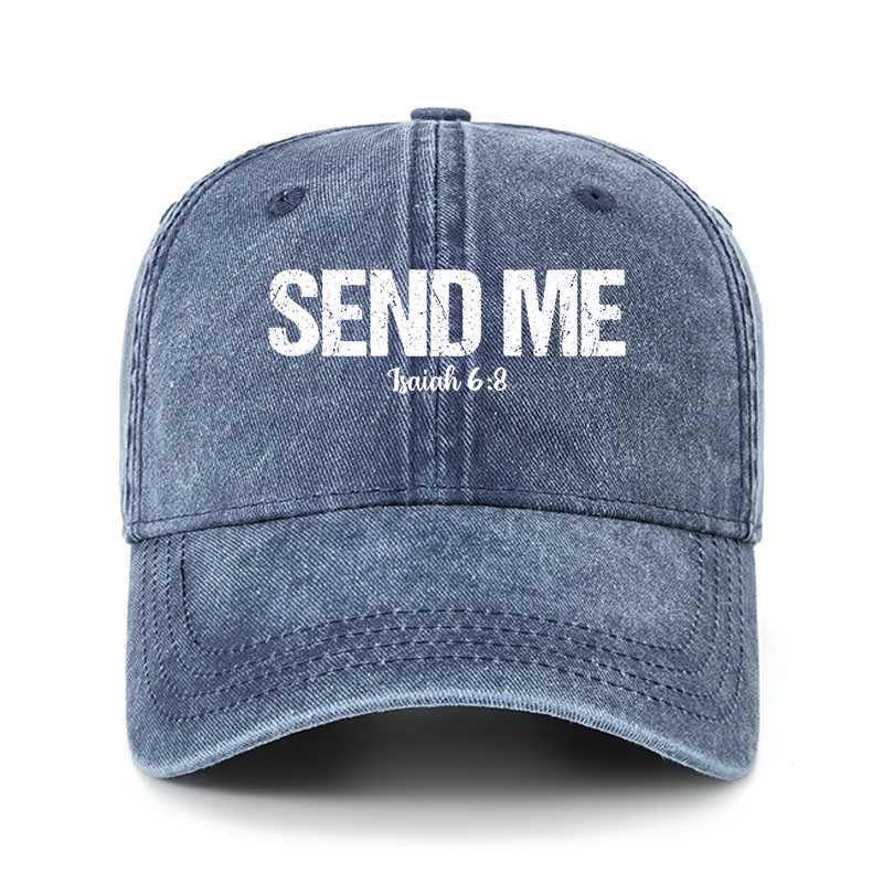 Heritage Washed Cap - Isaiah 6:8 - SEND ME