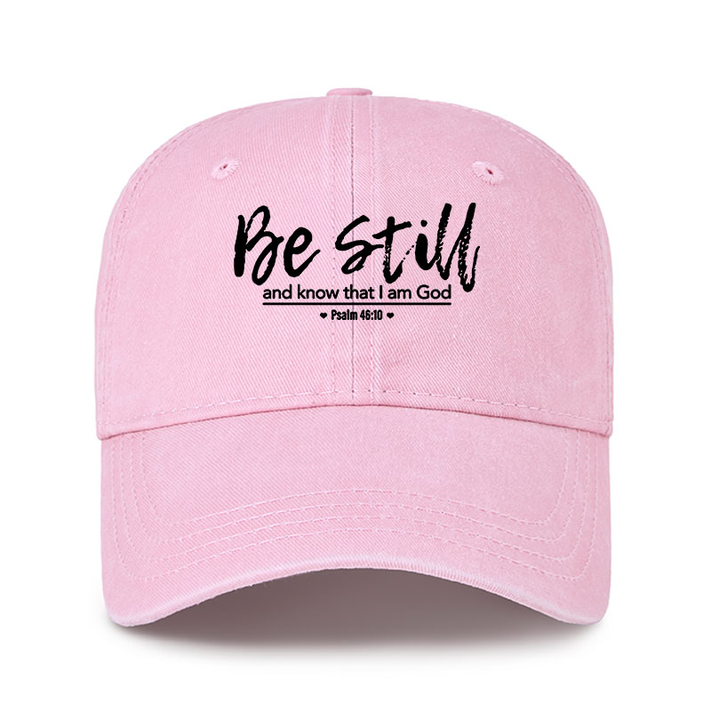 Heritage Washed Cap - Psalm 46:10