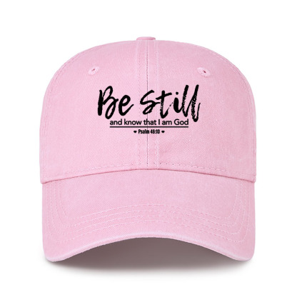 Heritage Washed Cap - Psalm 46:10