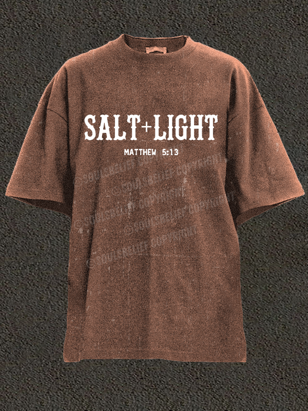 Salt & Light Christian Washed T-Shirt