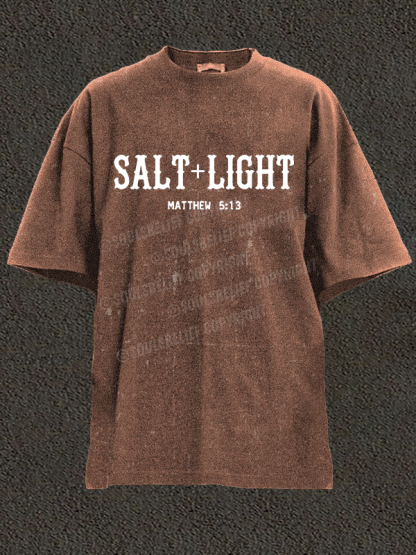 Salt & Light Christian Washed T-Shirt