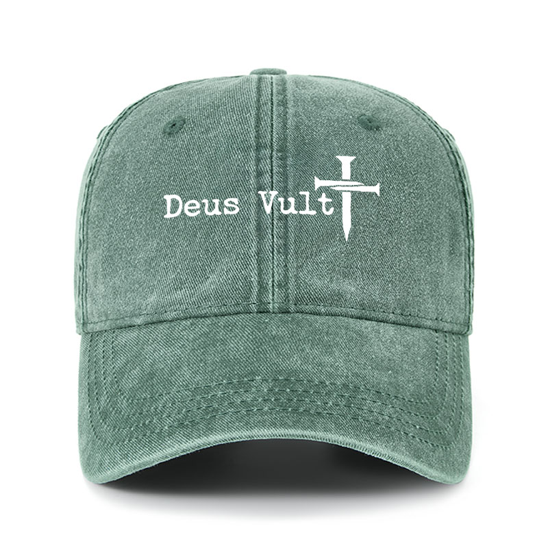 Heritage Washed Cap - Deus Vult 