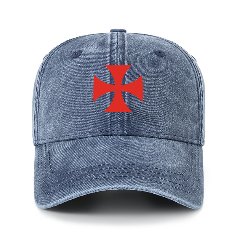 Heritage Washed Cap - Knights Templar Cross