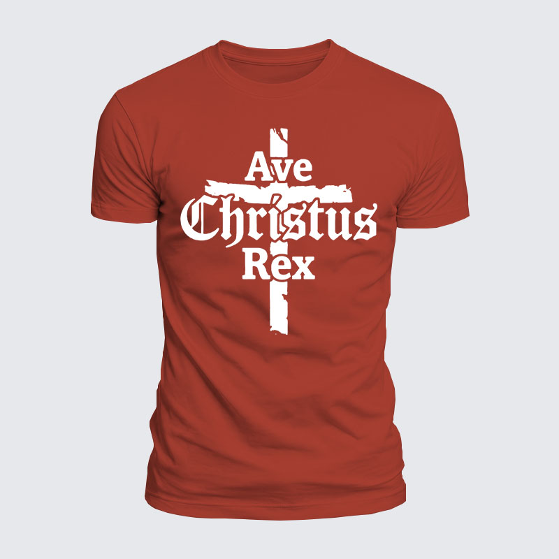 Luxe Mercerized Cotton Tee - Ave Christus Rex
