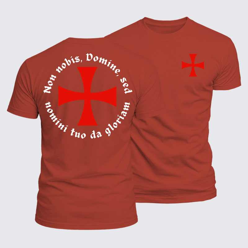 Luxe Mercerized Cotton Tee - Non Nobis, Domine