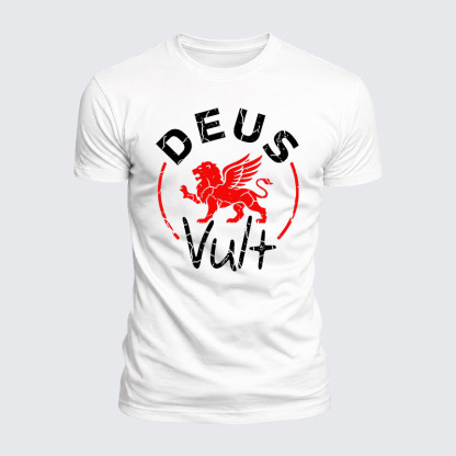 Luxe Mercerized Cotton Tee - Deus Vult