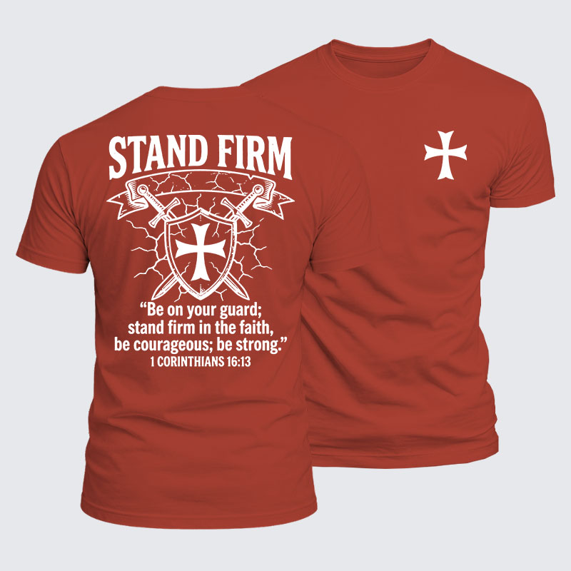 Luxe Mercerized Cotton Tee - Stand Firm