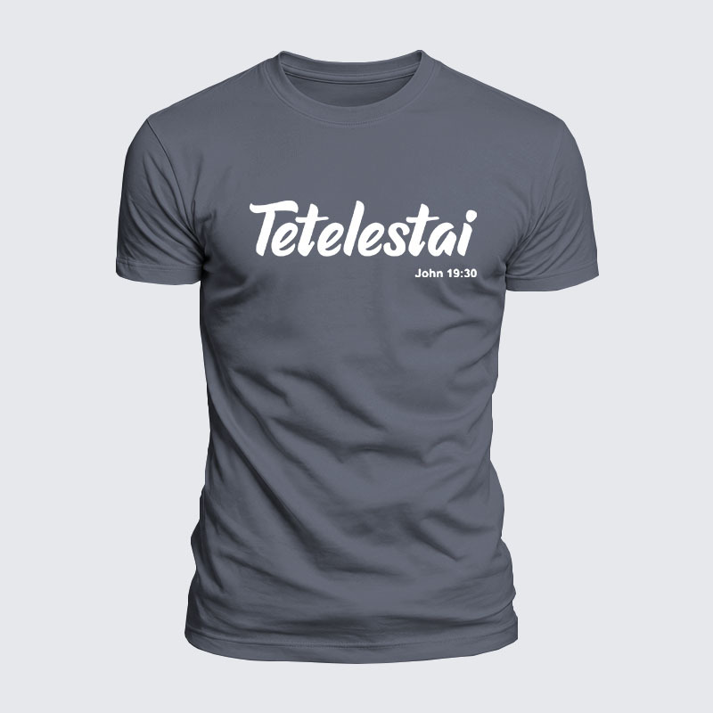 Luxe Mercerized Cotton Tee - Tetelestai John 19 : 30