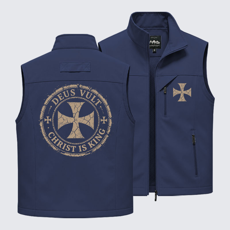 Deus Vult Christ Is King Outdoor Quick-dry Vest