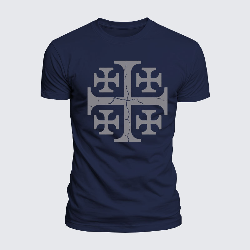 Luxe Mercerized Cotton Tee - Deus Vult