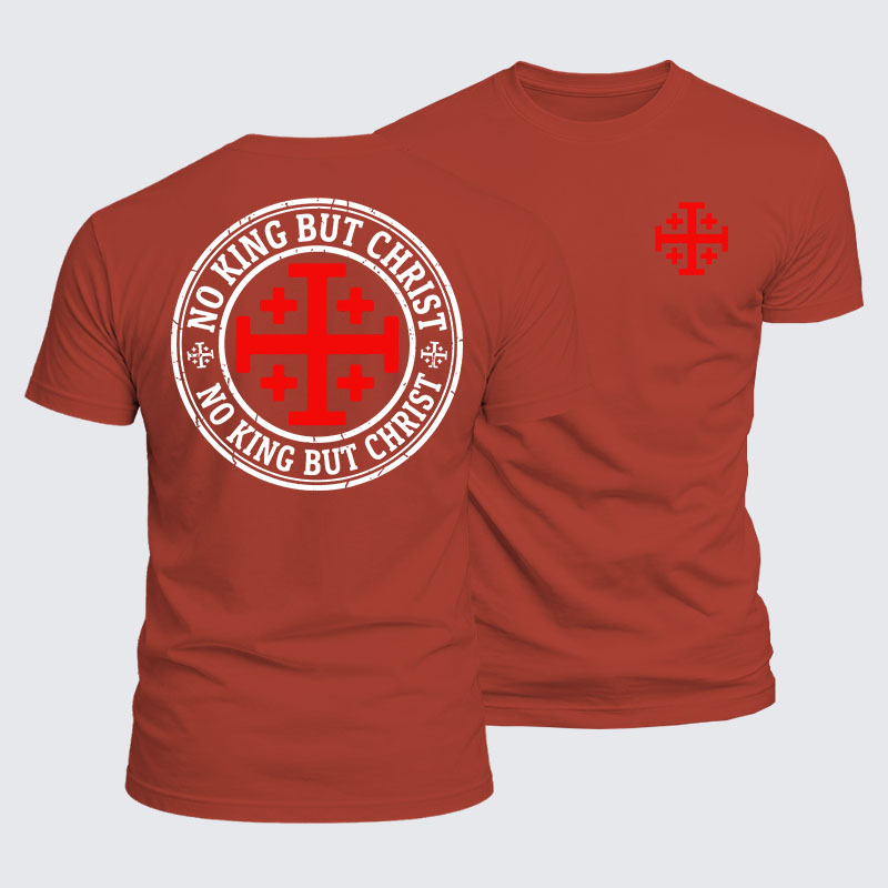 Luxe Mercerized Cotton Tee - No King But Christ