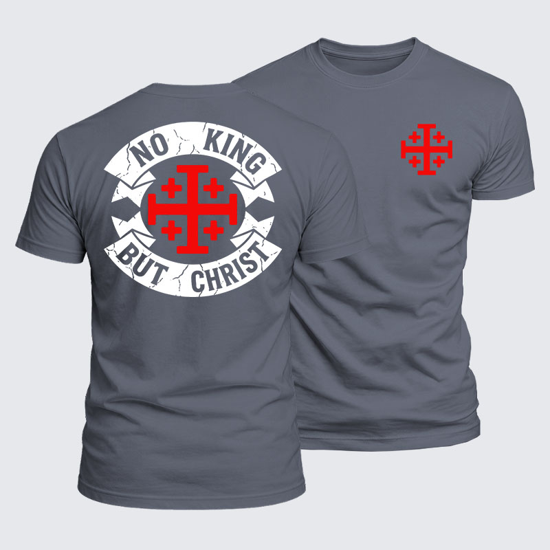 Luxe Mercerized Cotton Tee - No King But Christ