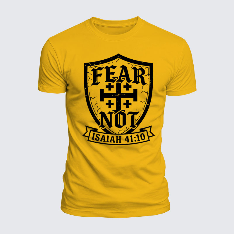 Luxe Mercerized Cotton Tee - Fear Not Isaiah 41:10