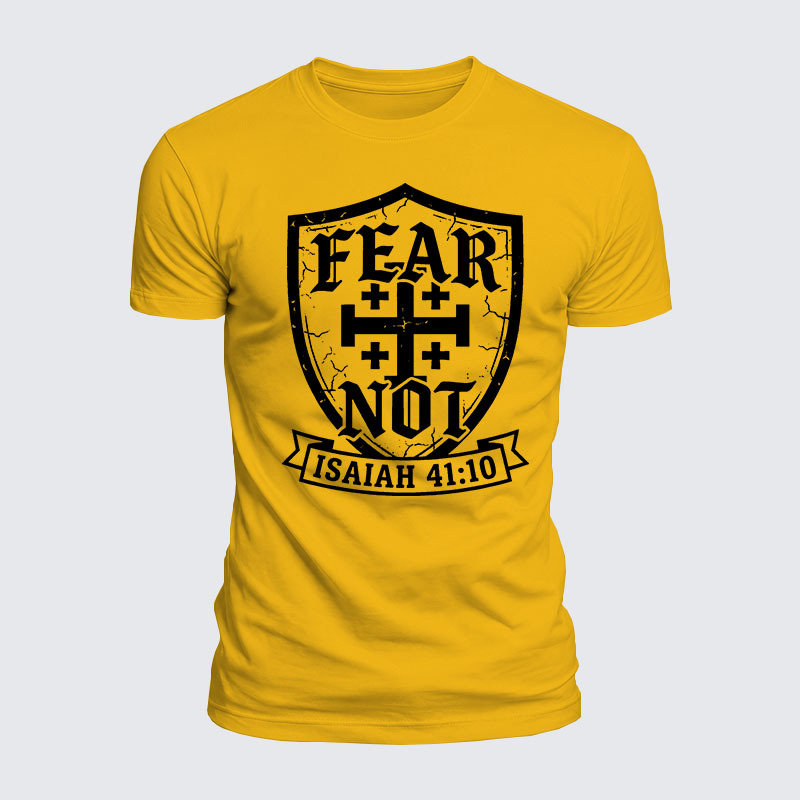 Luxe Mercerized Cotton Tee - Fear Not Isaiah 41:10