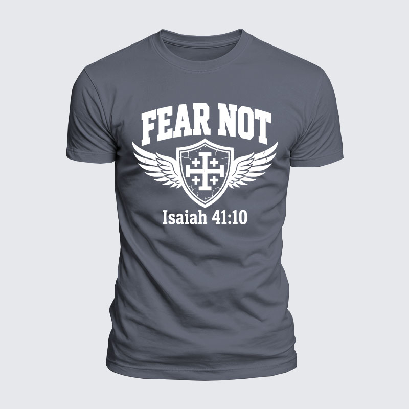 Luxe Mercerized Cotton Tee - Fear Not Isaiah 41:10