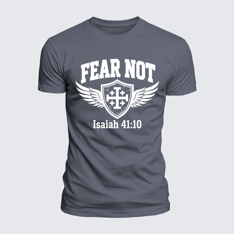 Luxe Mercerized Cotton Tee - Fear Not Isaiah 41:10