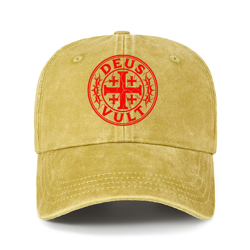Heritage Washed Cap - Deus Vult