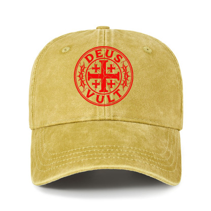 Heritage Washed Cap - Deus Vult