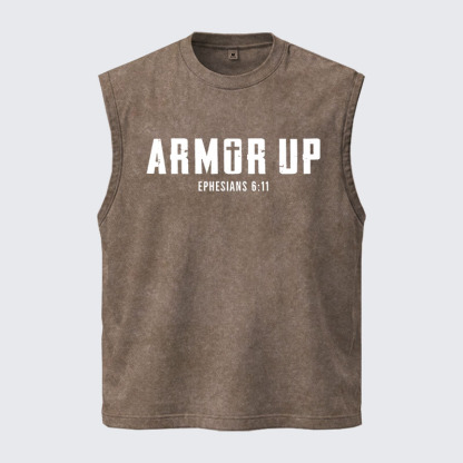 Washed Tank Top - Armor Up