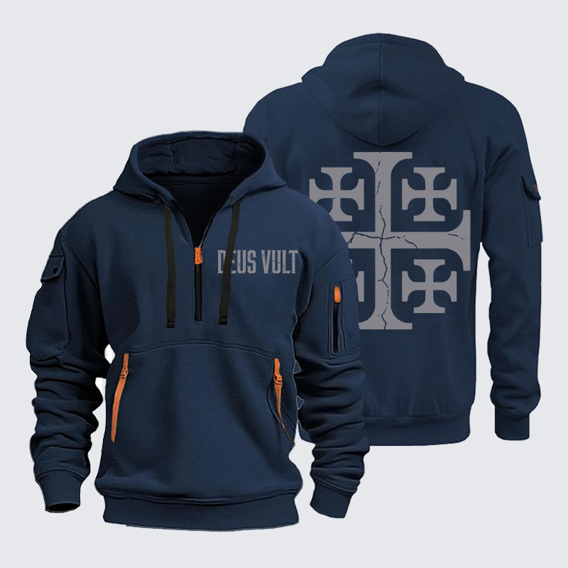 Zipper Hoodies - Deus Vult