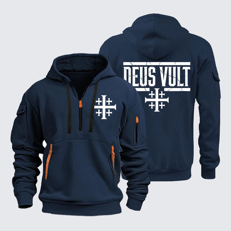 Zipper Hoodies - Deus Vult