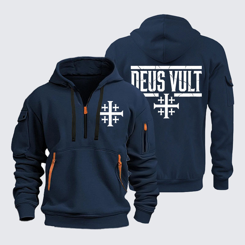 Zipper Hoodies - Deus Vult