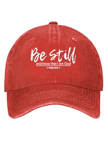 Psalm 46:10 Christian Hat