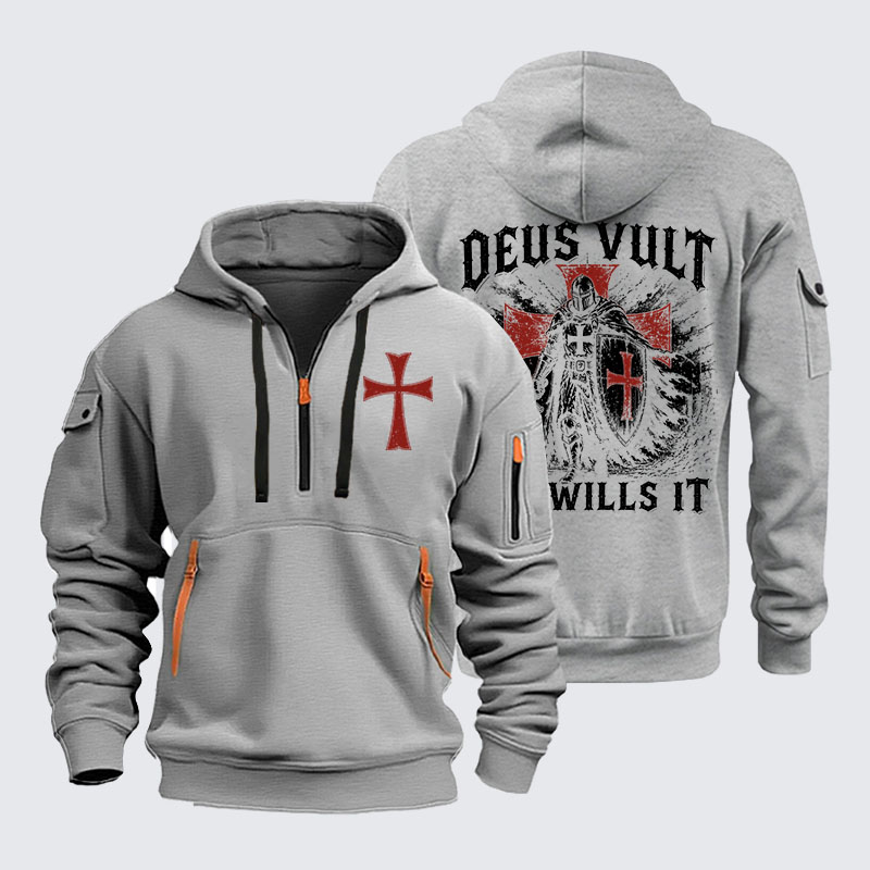 Zipper Hoodies - Deus Vult