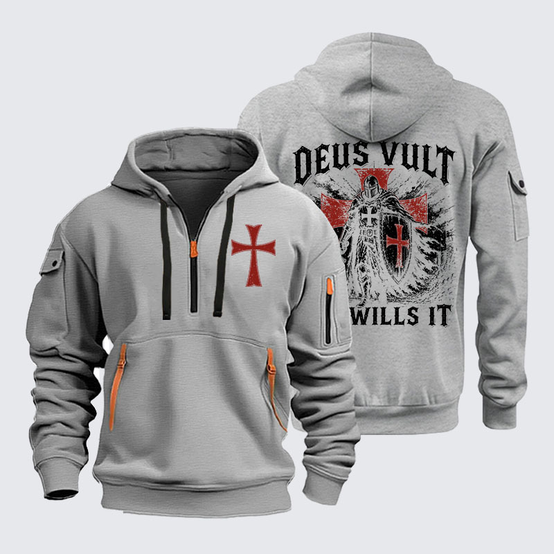 Zipper Hoodies - Deus Vult