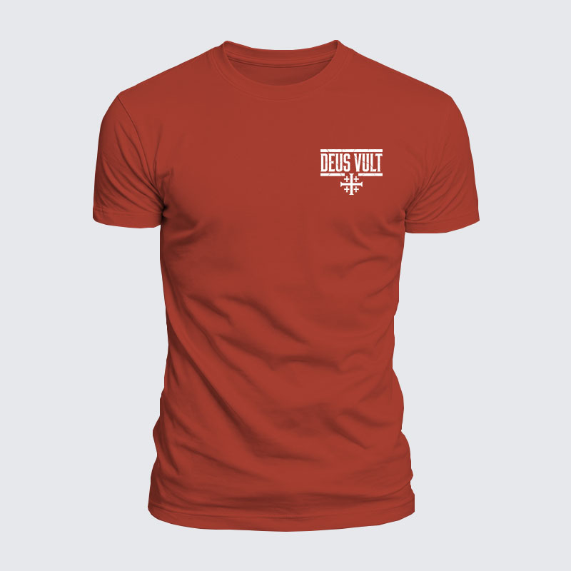 Luxe Mercerized Cotton Tee - Deus Vult