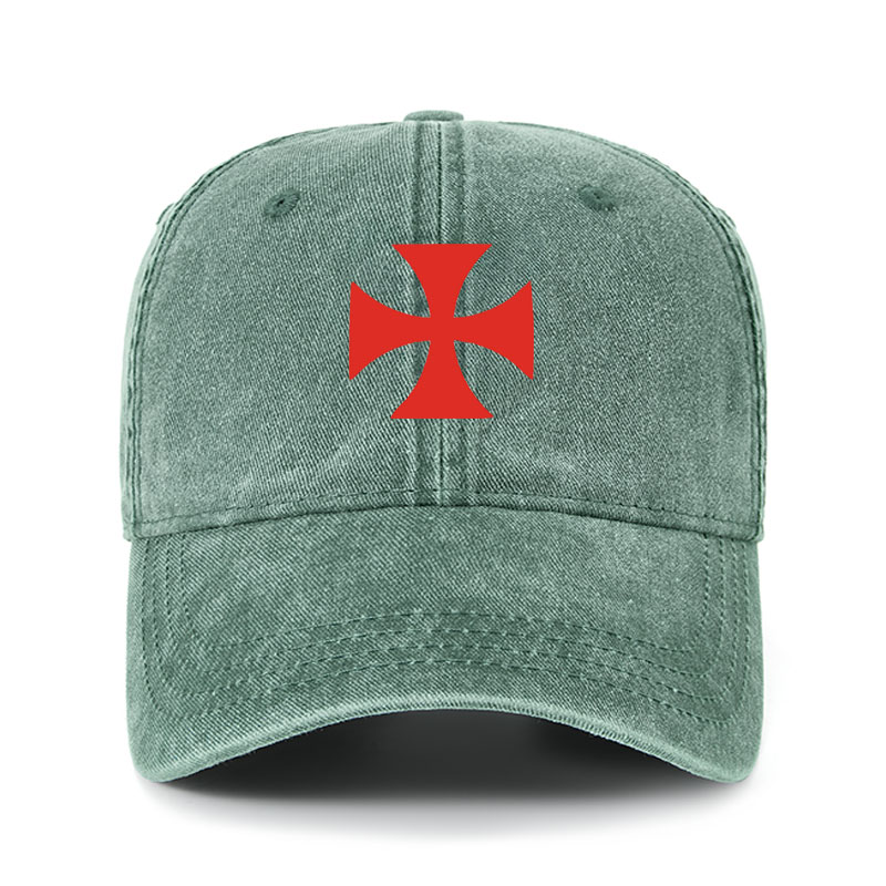 Heritage Washed Cap - Knights Templar Cross