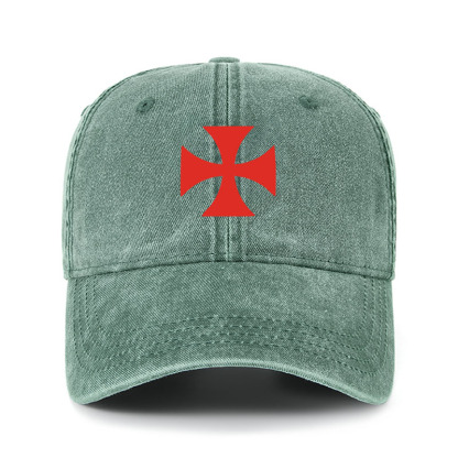 Heritage Washed Cap - Knights Templar Cross