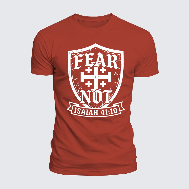 Luxe Mercerized Cotton Tee - Fear Not Isaiah 41:10