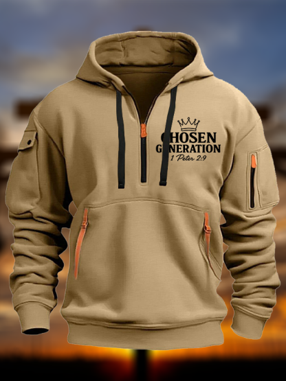 Chosen Generation Jesus God Christian Zipper Hoodies