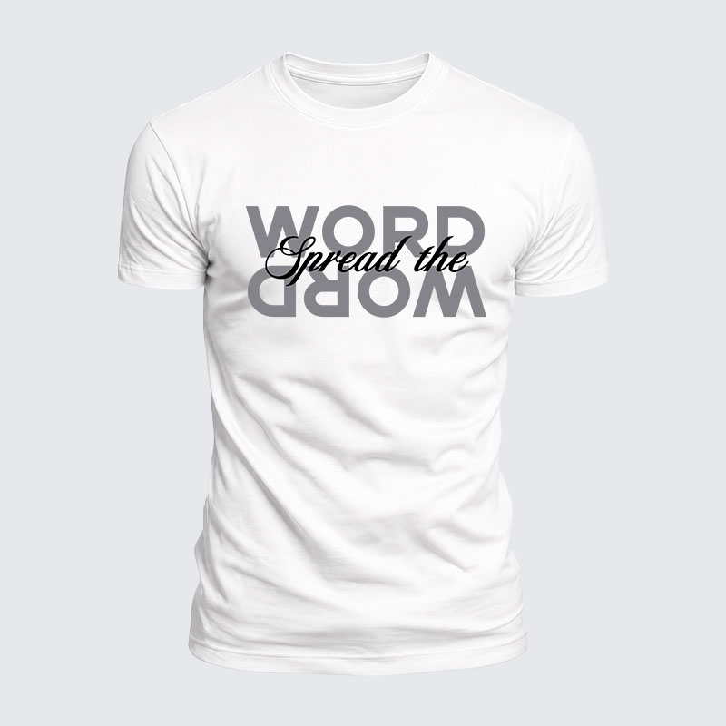Luxe Mercerized Cotton Tee - Spread The Word
