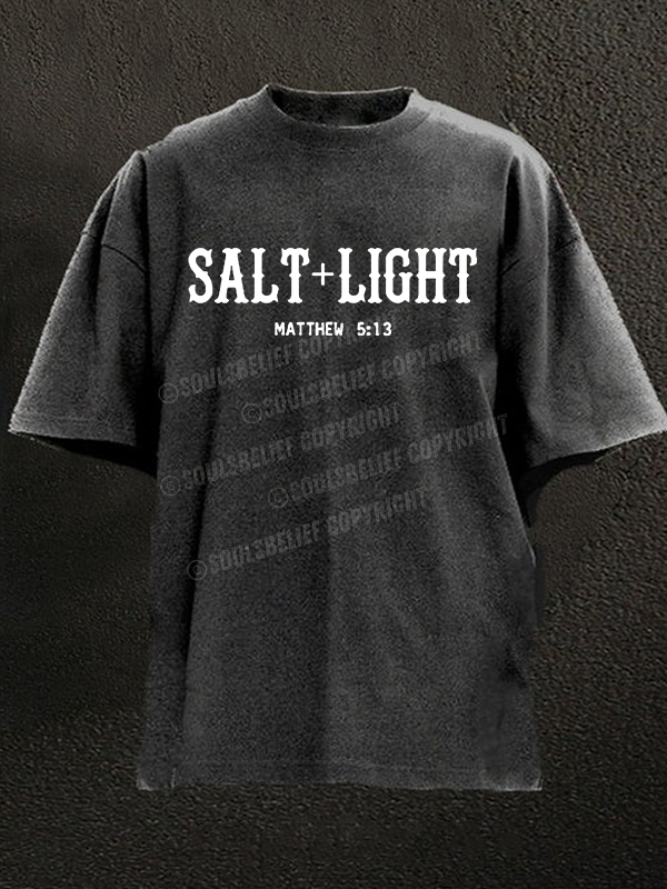 Salt & Light Christian Washed T-Shirt