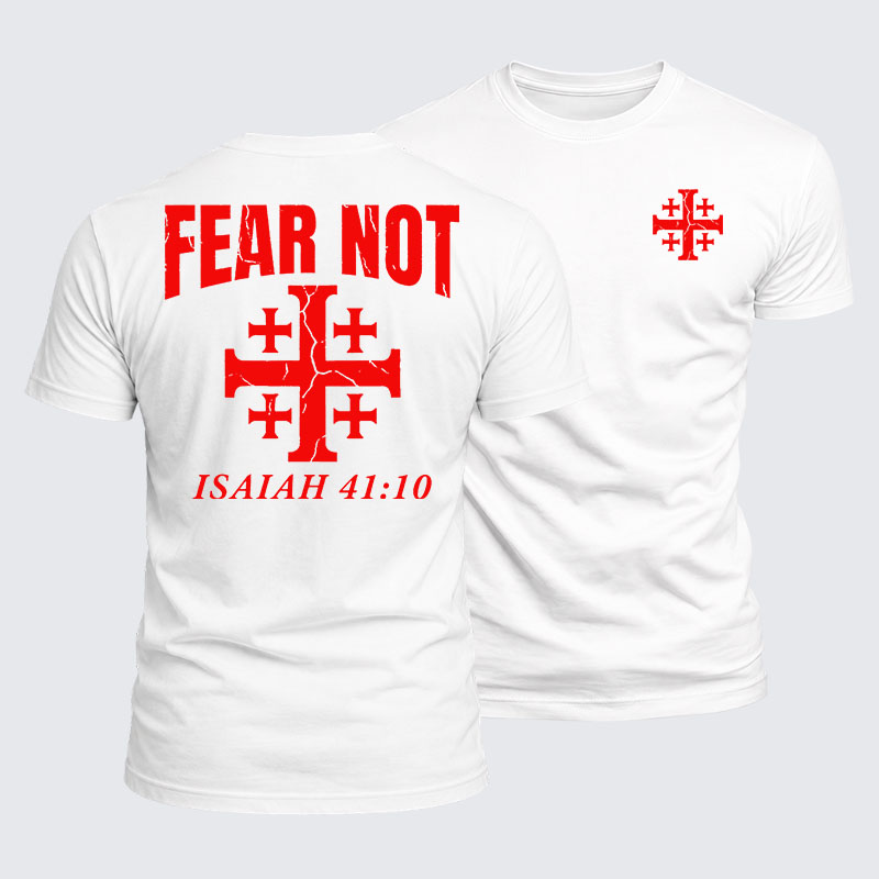 Luxe Mercerized Cotton Tee - Fear Not Isaiah 41:10