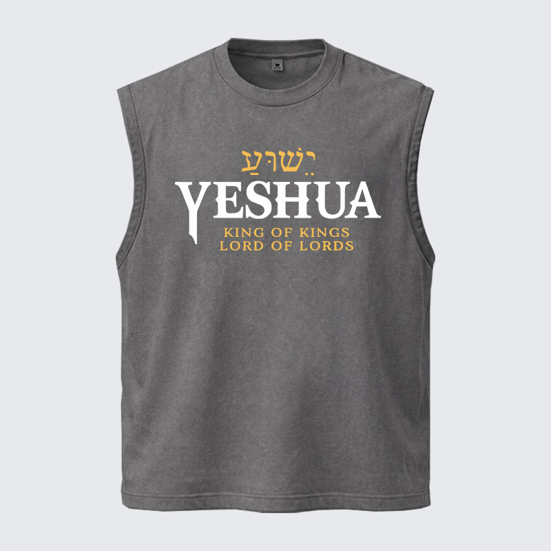 Washed Tank Top -  Yeshua King & Lord