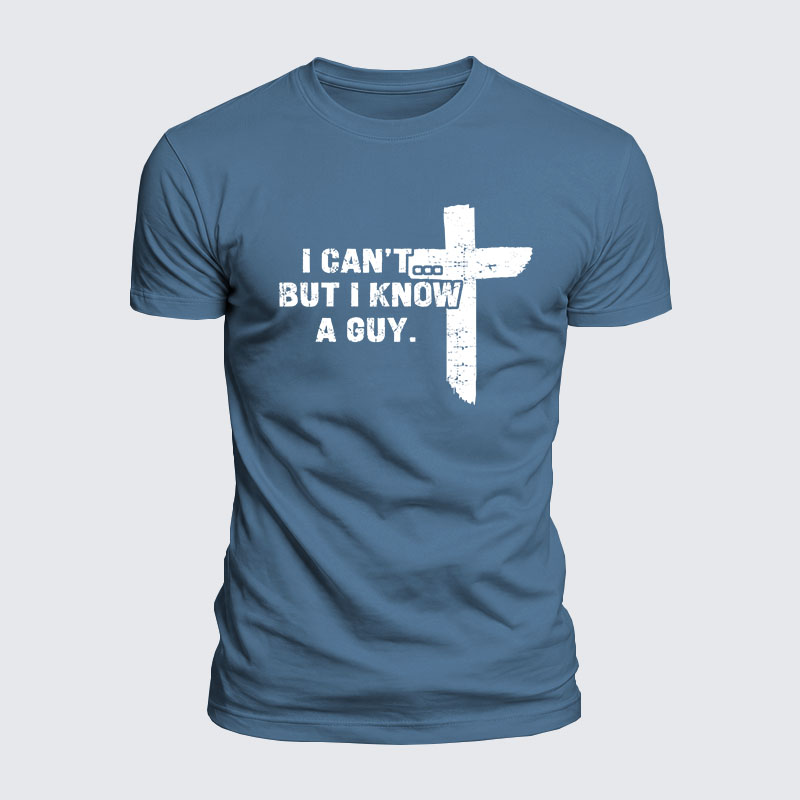 Luxe Mercerized Cotton Tee - I Can't But I Know A Guy