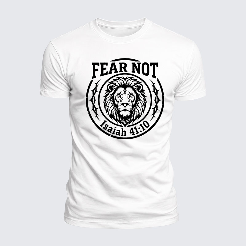 Luxe Mercerized Cotton Tee - Fear Not Isaiah 41:10