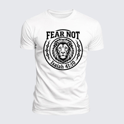 Luxe Mercerized Cotton Tee - Fear Not Isaiah 41:10