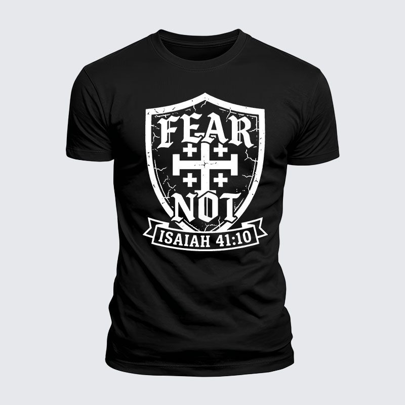 Luxe Mercerized Cotton Tee - Fear Not Isaiah 41:10